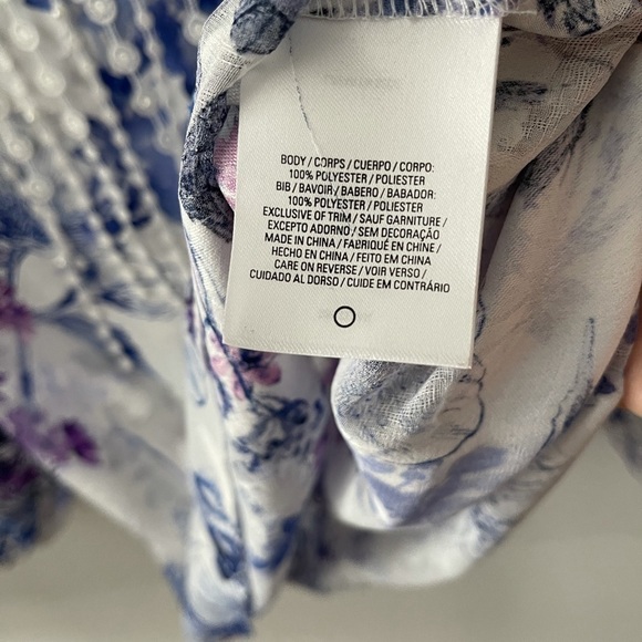 Printed floral and lace tunic - Picture 5 of 7